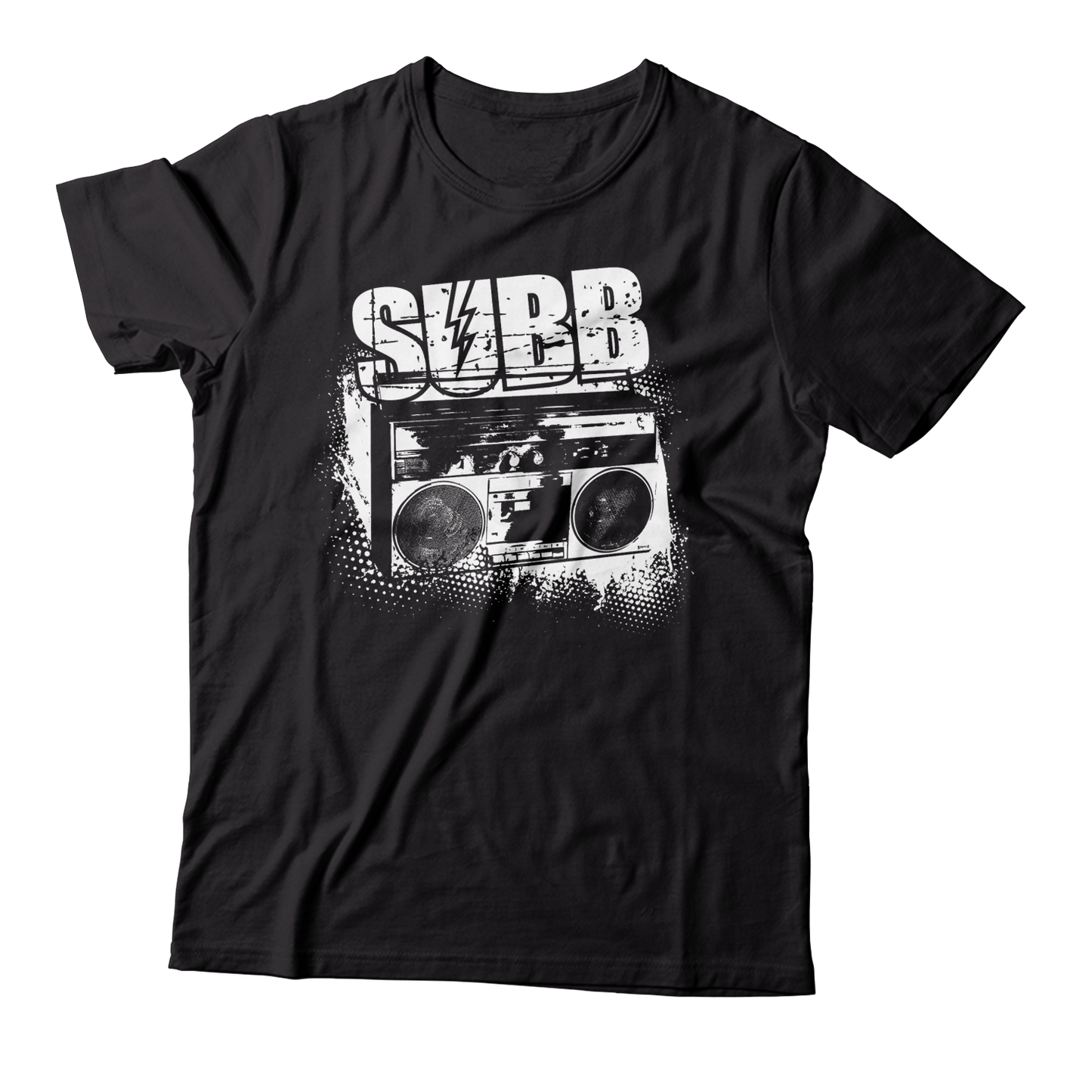 SUBB - "Radio" (Front Only) (Black) (T-Shirt)