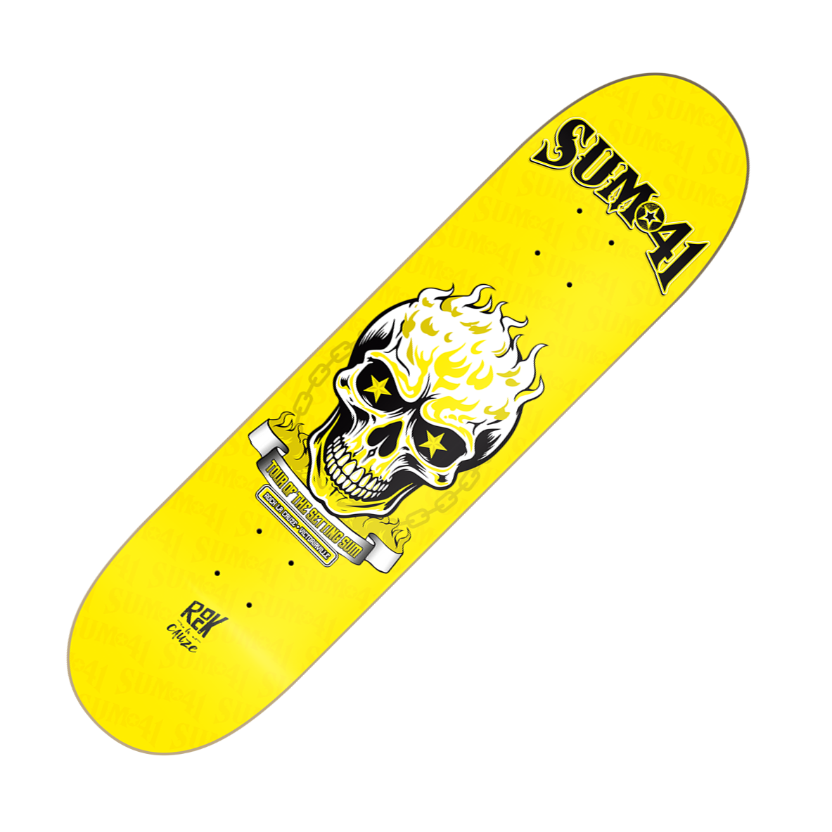 SUM 41 - "Tour Of The Setting Sum - Rock La Cauze" (Skateboard Deck)