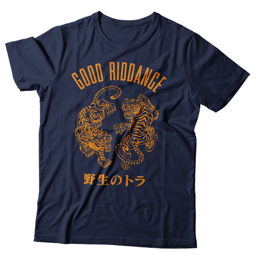 GOOD RIDDANCE - "Tiger" (Navy) (T-Shirt)