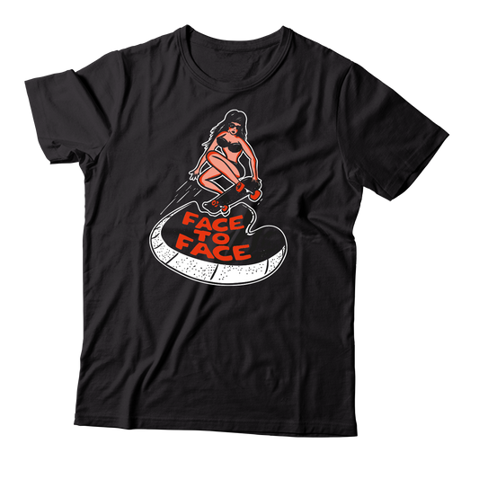 FACE TO FACE - "Skater Girl" (Black) (T-Shirt)