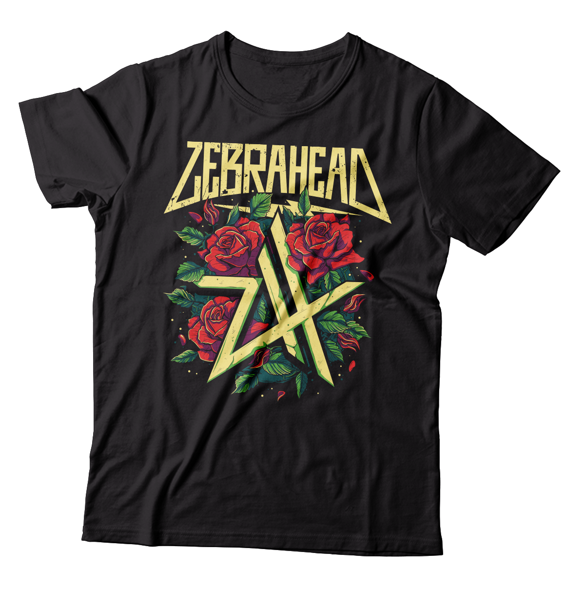 ZEBRAHEAD - "Rose" (Black) (T-Shirt)