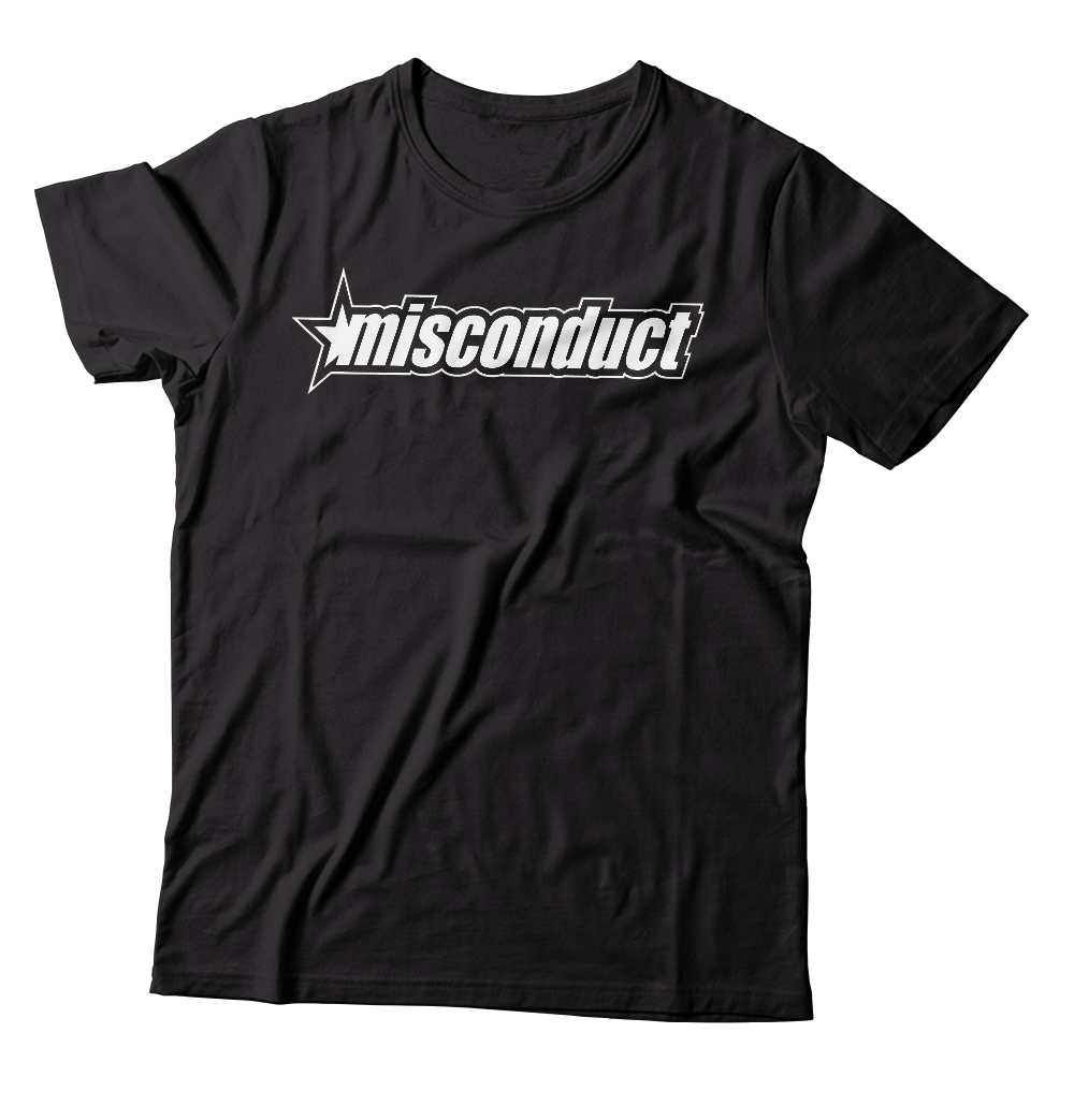 MISCONDUCT - "M Logo" (Black) (T-Shirt)