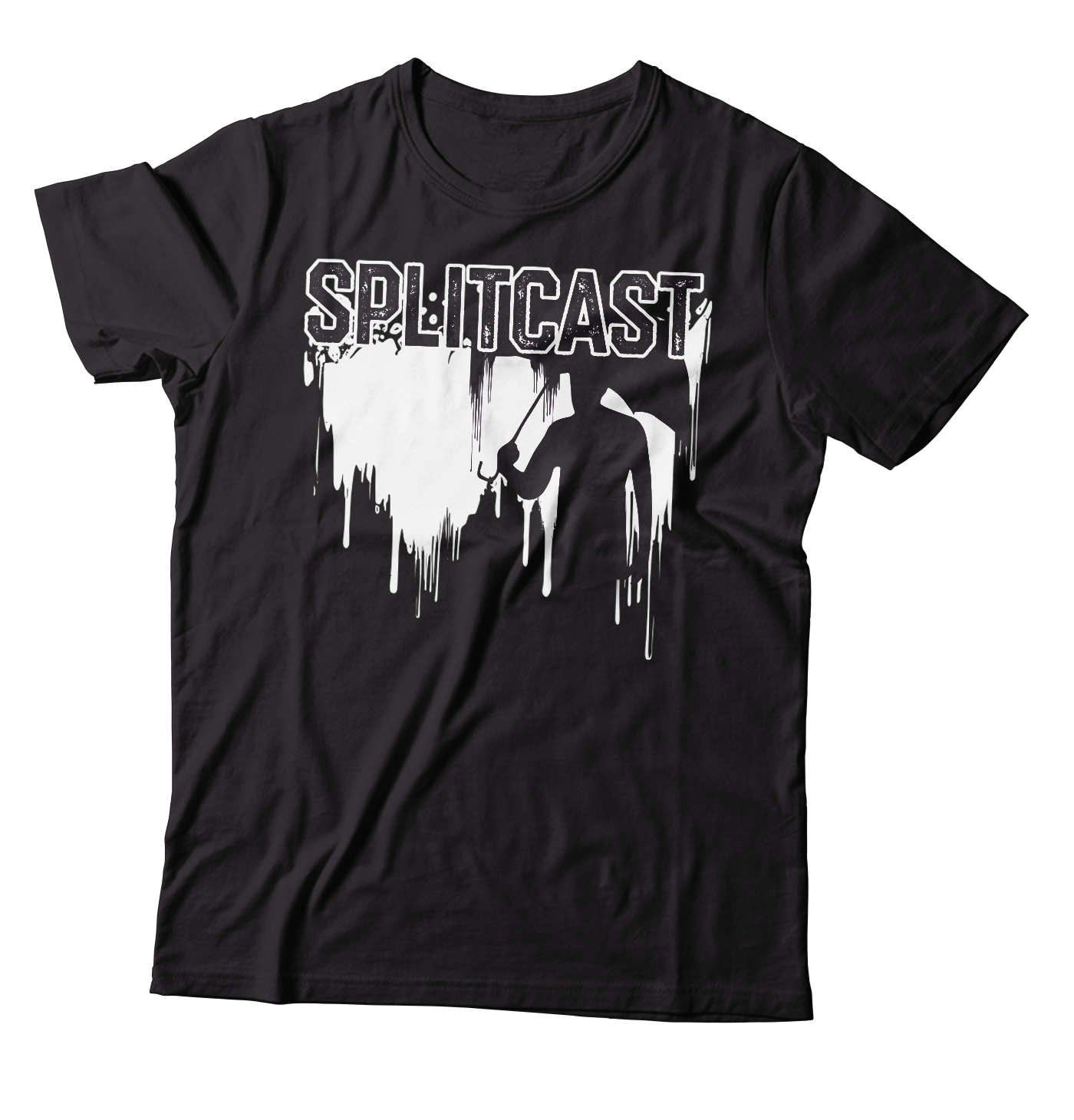 SPLITCAST - "West Broad" (Black/White) (T-Shirt)