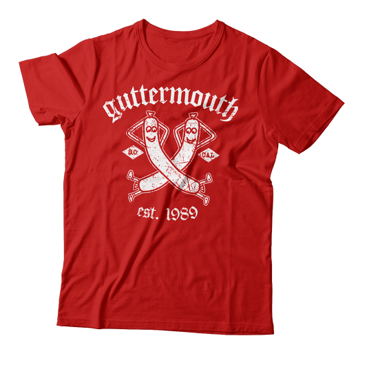 GUTTERMOUTH - "Sausage Party" (Red) (T-Shirt)