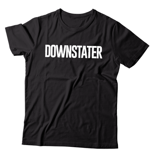 DOWNSTATER - "Logo" (Black) (T-Shirt)