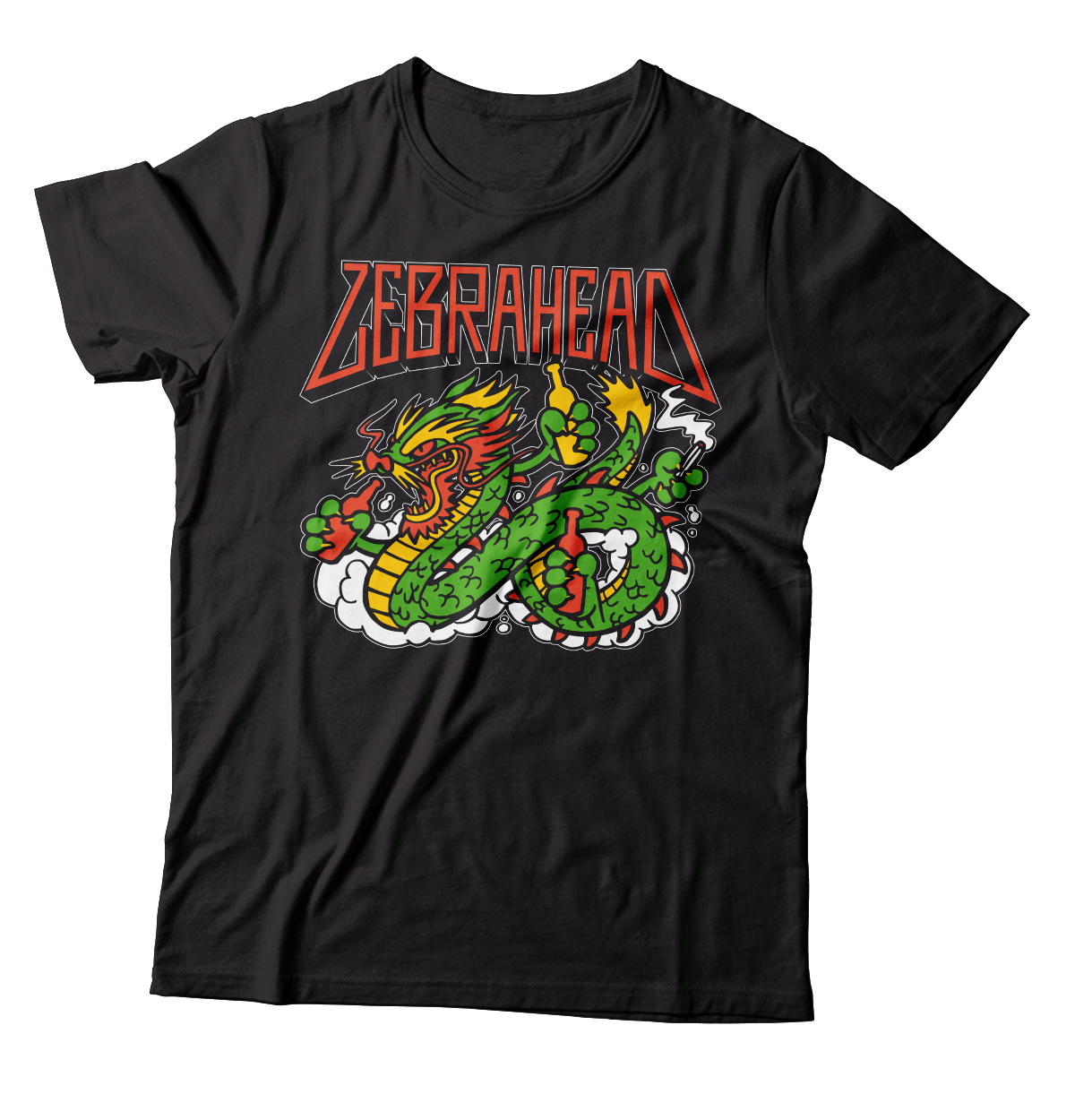 ZEBRAHEAD - "Black Dragon" (Black) (T-Shirt)