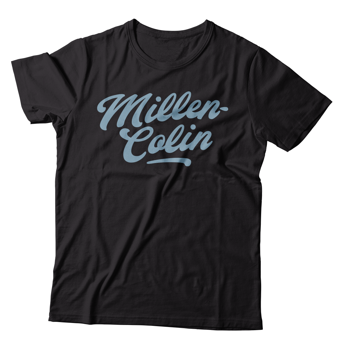 MILLENCOLIN - "Script Logo" (Black) (T-Shirt)