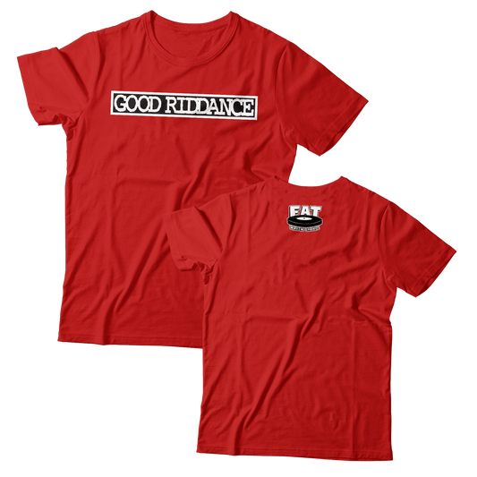 GOOD RIDDANCE - "Bar Logo" (Red) (T-Shirt)