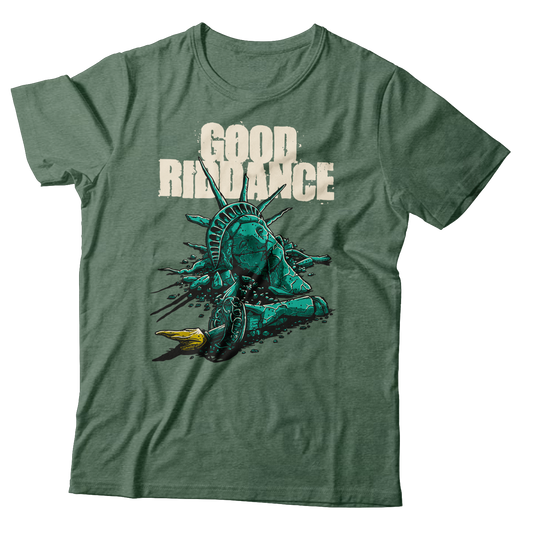 GOOD RIDDANCE - "Liberty Statue" (Light Green) (T-Shirt)