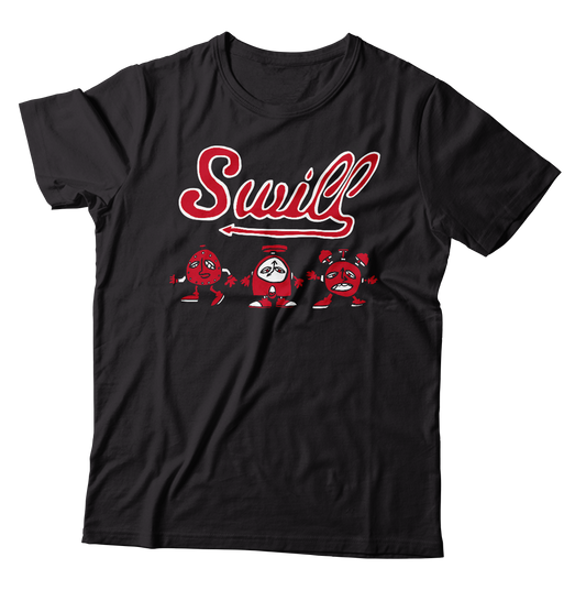 SWILL - "Clocks" (Black) (T-Shirt)