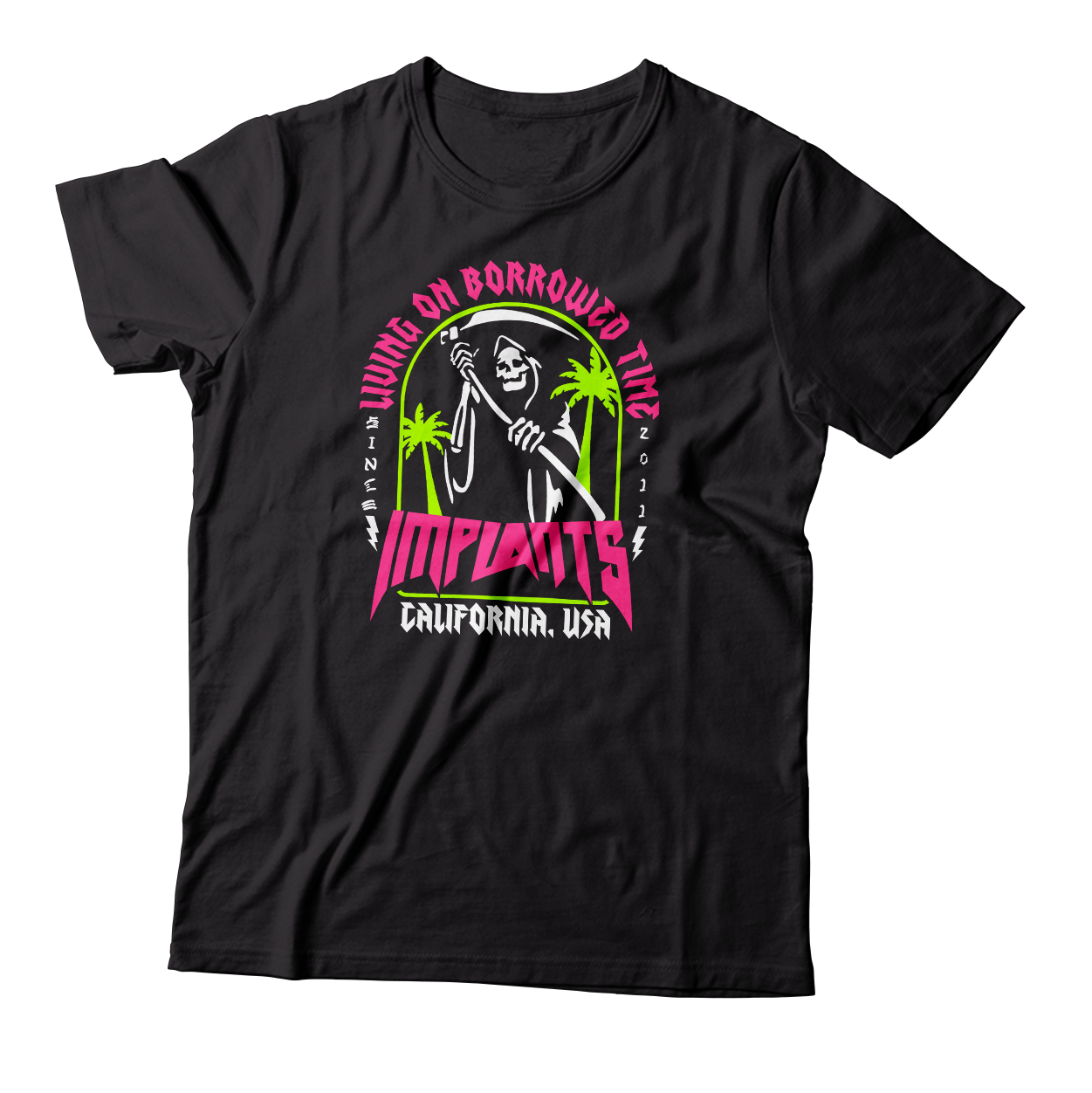 IMPLANTS - "Reaper / Colored" (Black) (T-Shirt)
