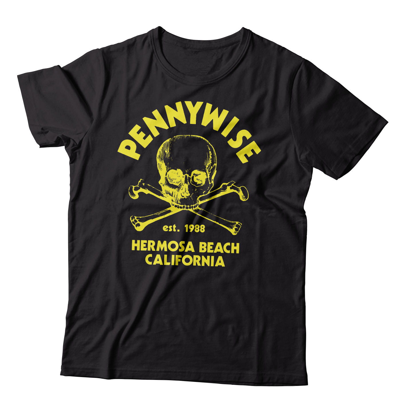 PENNYWISE - "Crossbones" (Black) (T-Shirt)