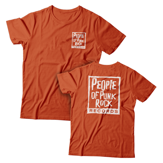 POPR Records - "POPR & Nail" (Texas Orange) (T-Shirt)