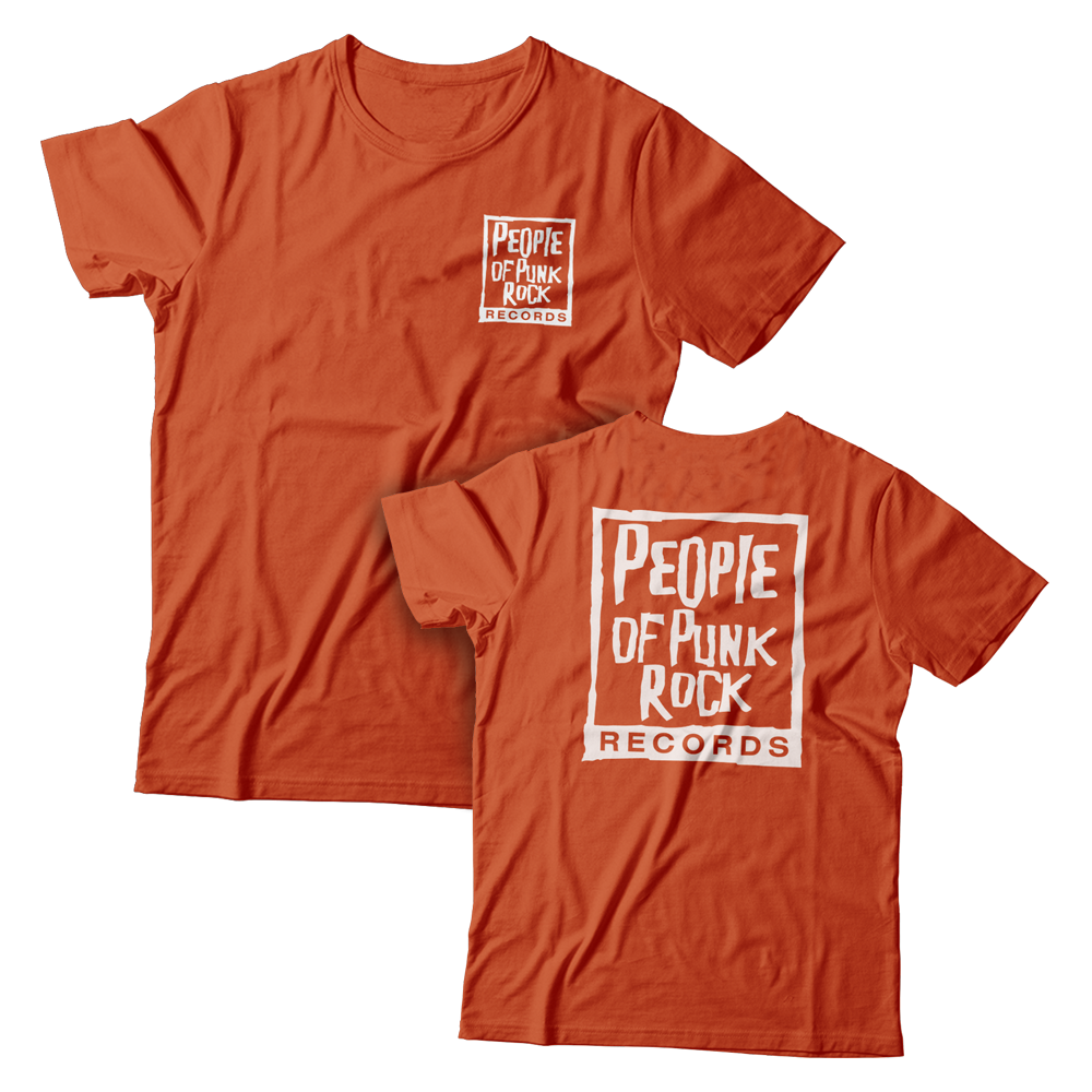 POPR Records - "POPR & Nail" (Texas Orange) (T-Shirt)