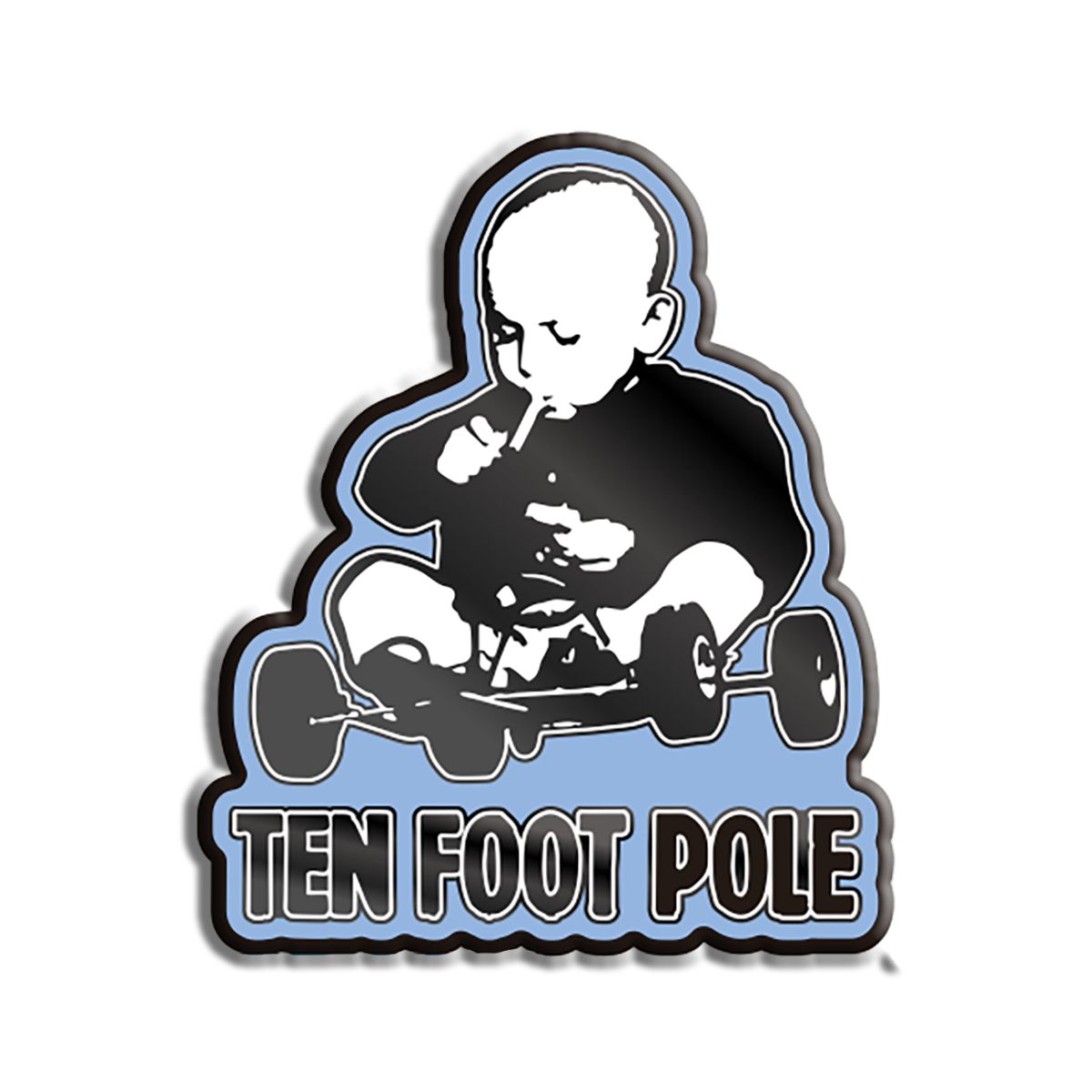 TEN FOOT POLE - "Rev" (Enamel Lapel Pin)