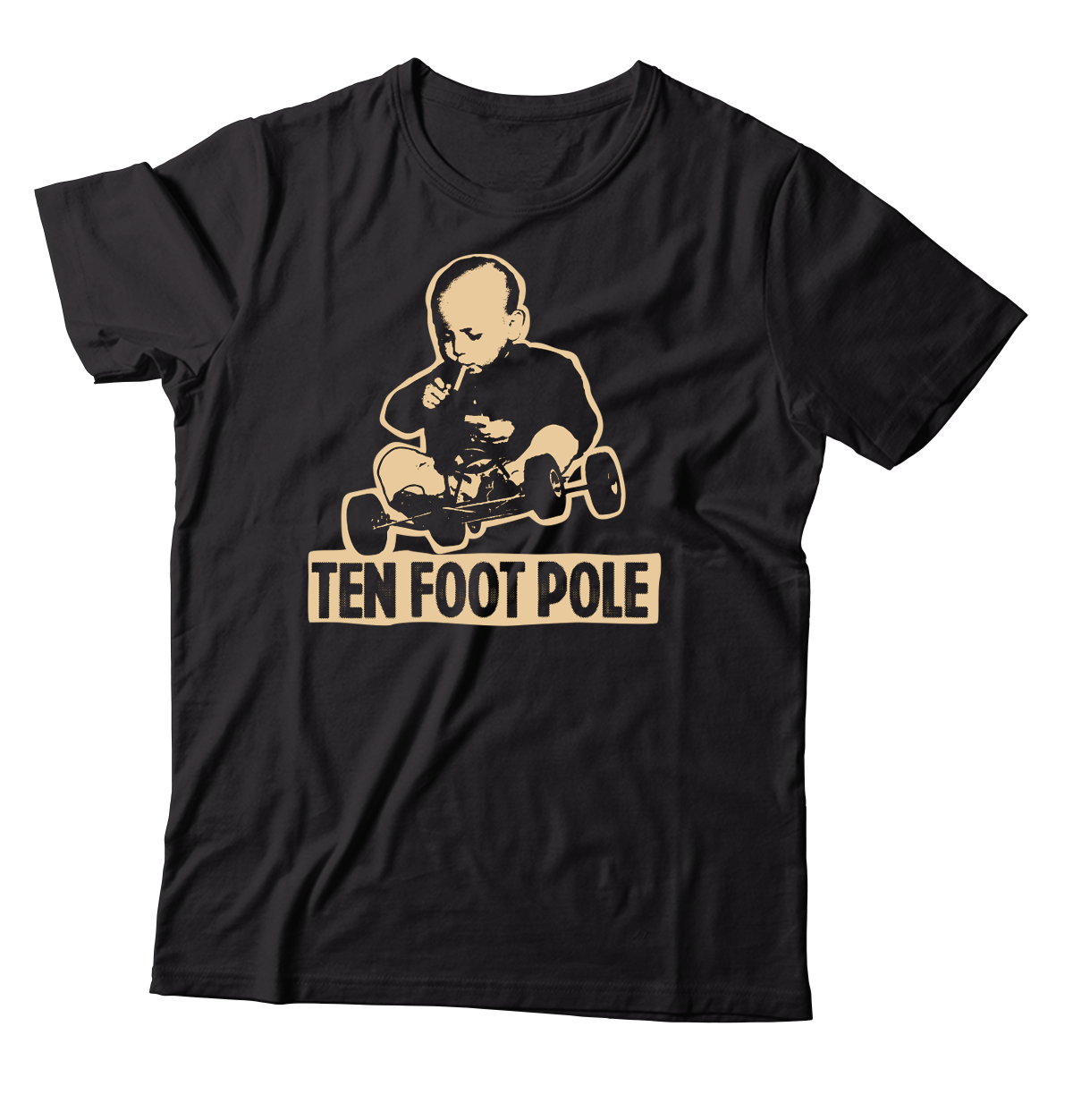 TEN FOOT POLE - "Rev" (Black) (T-Shirt)