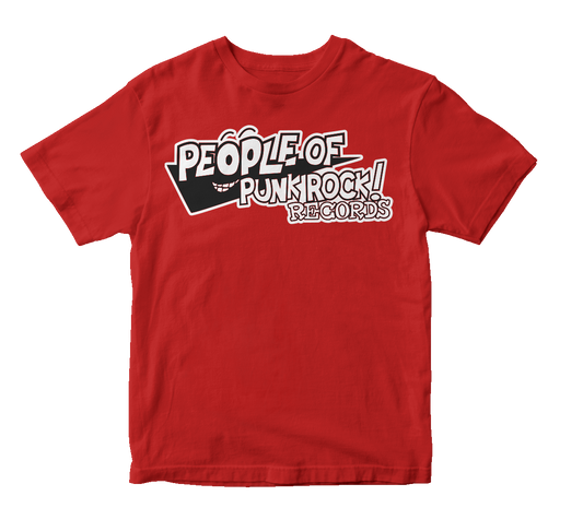 POPR Records - "Lookout Logo" (Red) (Youth T-Shirt)
