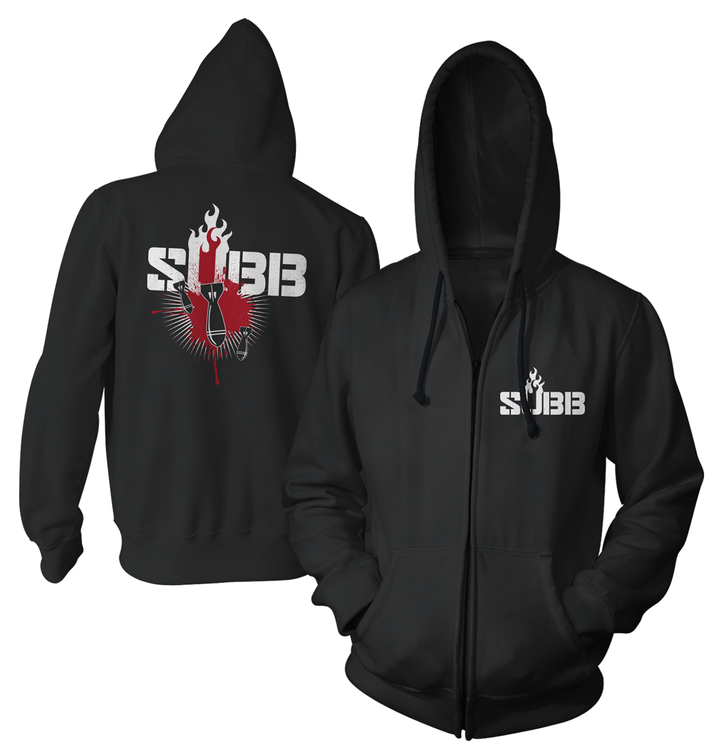 SUBB - "Bombs" (Zip Hoodie)