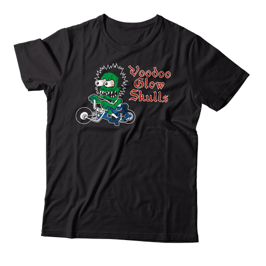 VOODOO GLOW SKULLS - "Firme Biker / Red Bridge Fest" (Black) (T-Shirt)