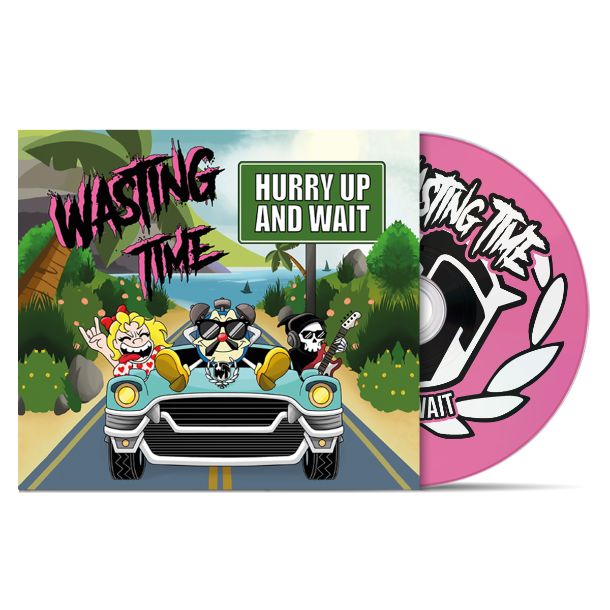 WASTING TIME - "Hurry Up And Wait" (CD)