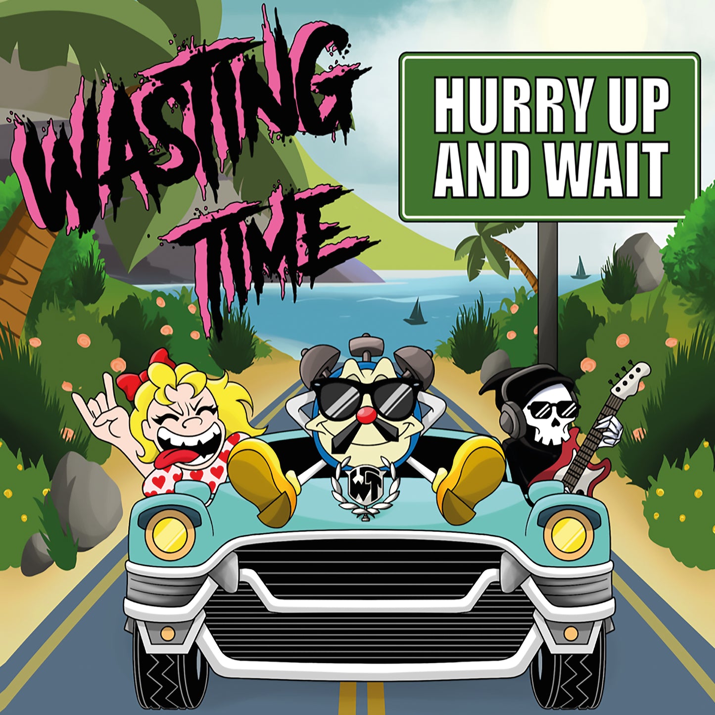 WASTING TIME - "Hurry Up And Wait" (CD)