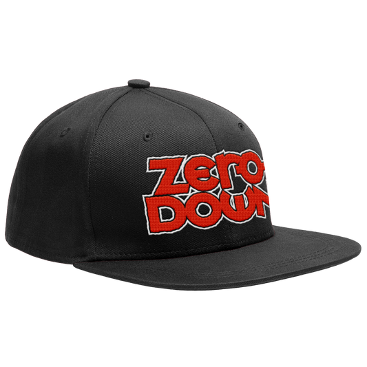 ZERO DOWN - "Logo" (Black) (Snapback Cap)