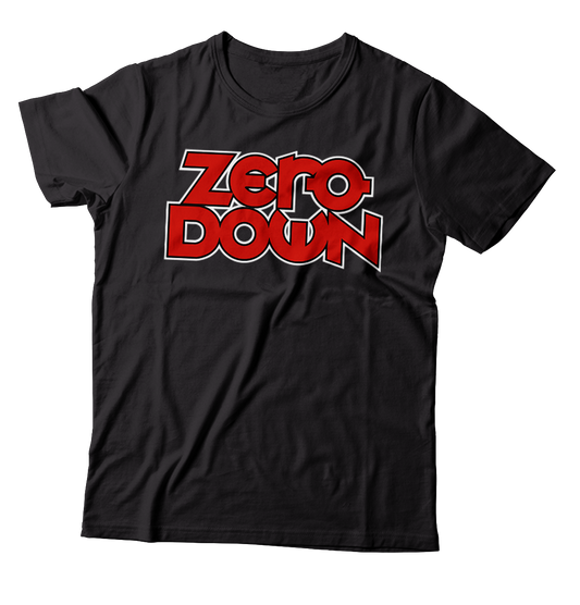 ZERO DOWN - "Logo" (Black) (T-Shirt)