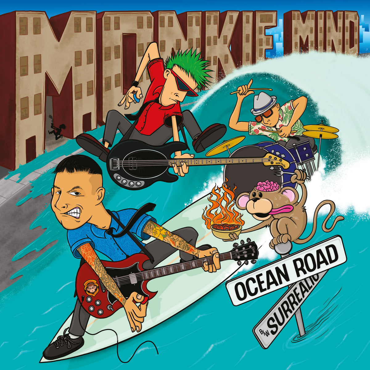 MONKIE MIND - "Ocean Road / Surrealio" (7")