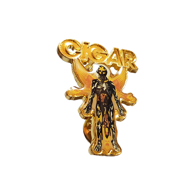 CIGAR - The Visitor (Gold) (Enamel Lapel Pin)