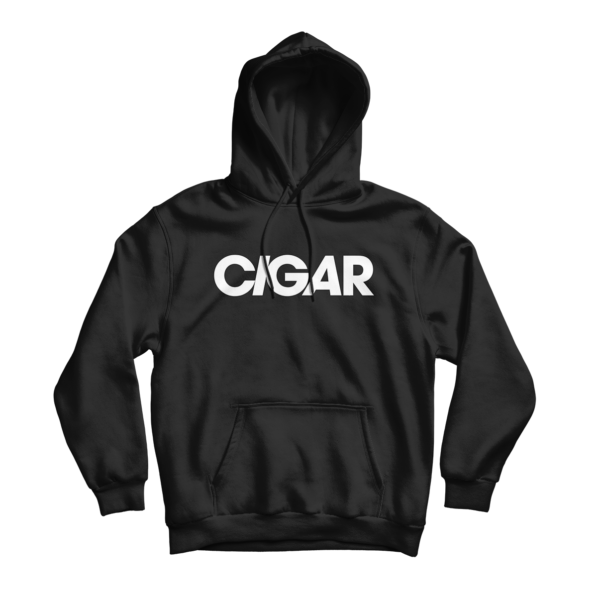 CIGAR - "Logo" (Black) (Pullover Hoodie)