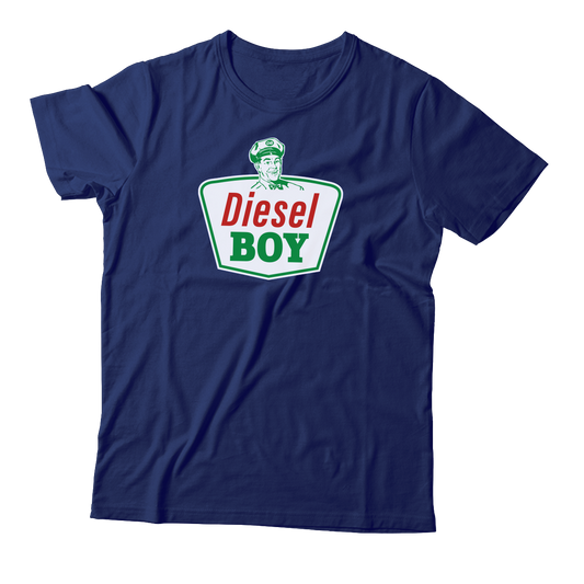 DIESEL BOY - "Oil Man" (Navy Blue) (T-Shirt)