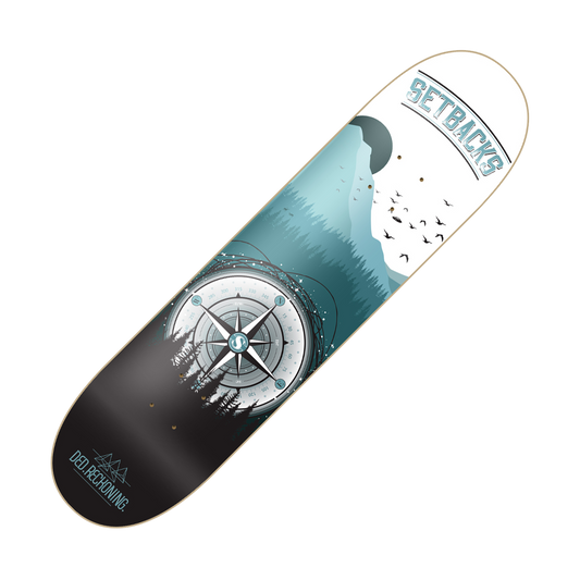 SETBACKS - "DED.Reckoning." (Skateboard Deck)