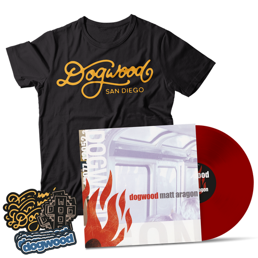 DOGWOOD - "Matt Aragon" (Apple Red LP + T-Shirt +Stickers Bundle)