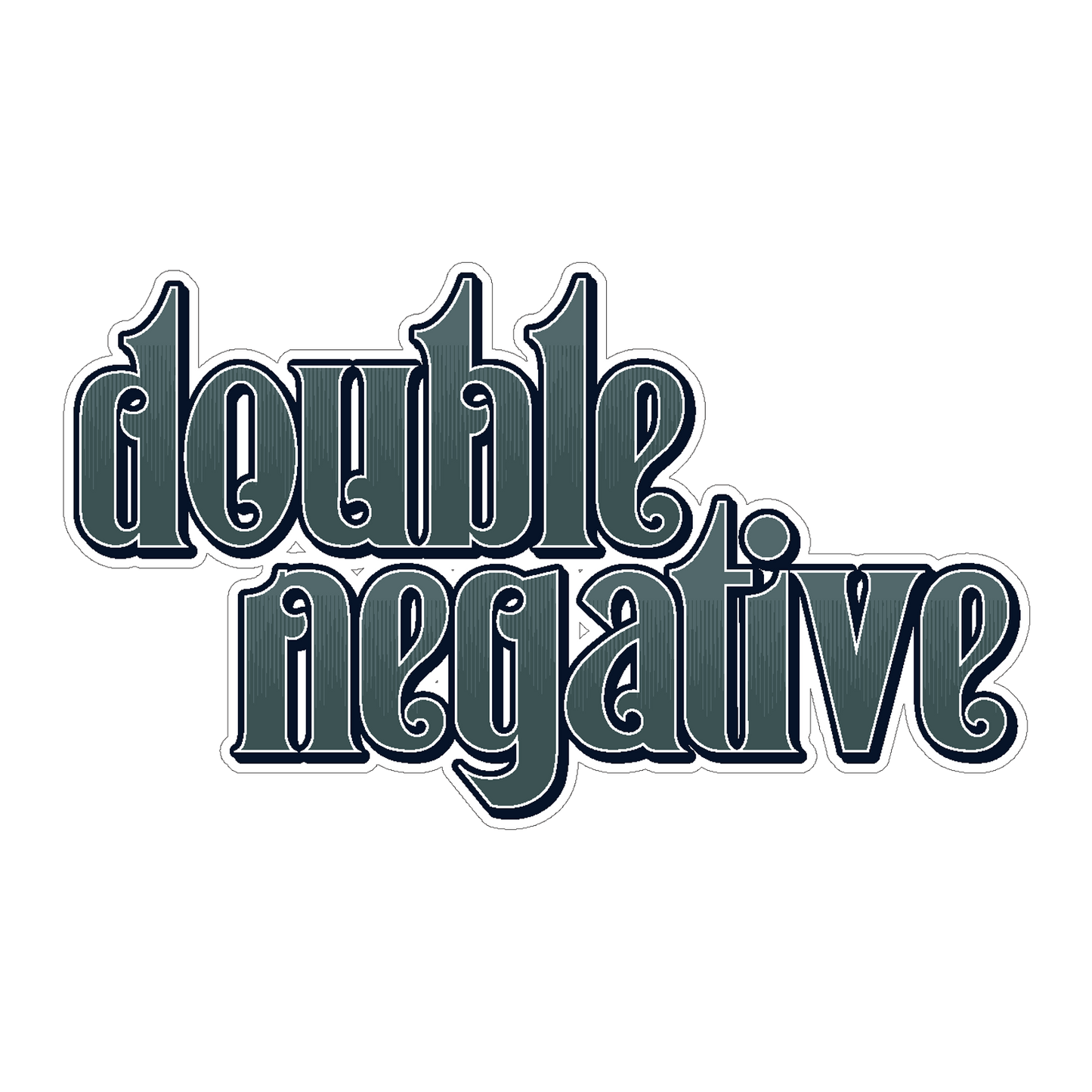 DOUBLE NEGATIVE - Logo (Sticker)