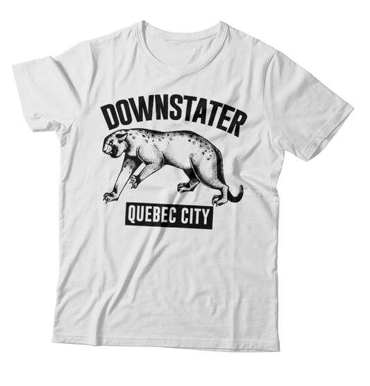 DOWNSTATER - "Jaguar" (White) (T-Shirt)