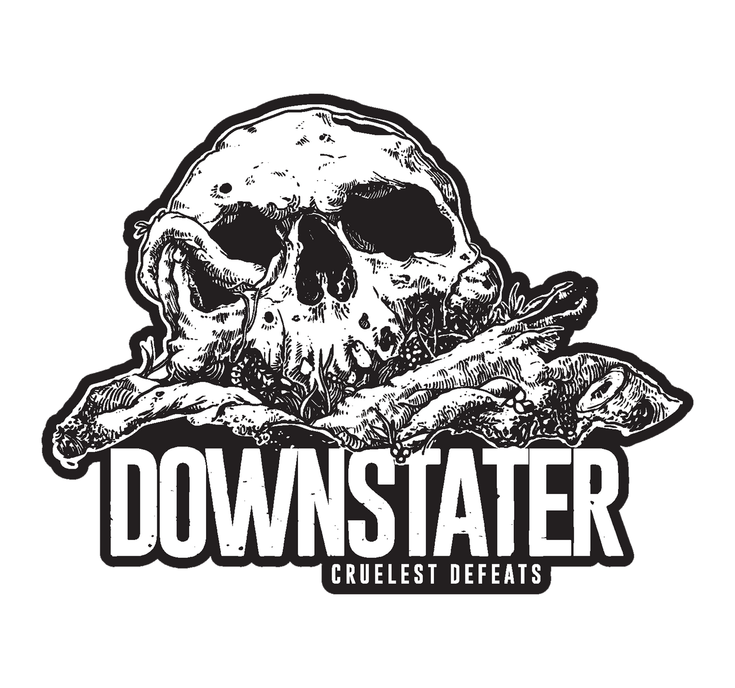DOWNSTATER - "Cruelest Defeats" (Enamel Lapel Pin)