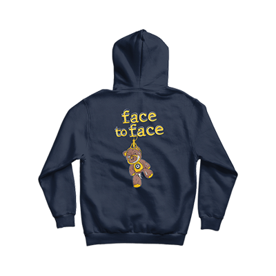 FACE TO FACE - "Big Choice / Teddy Bear" (Navy) (Youth Pullover Hoodie)