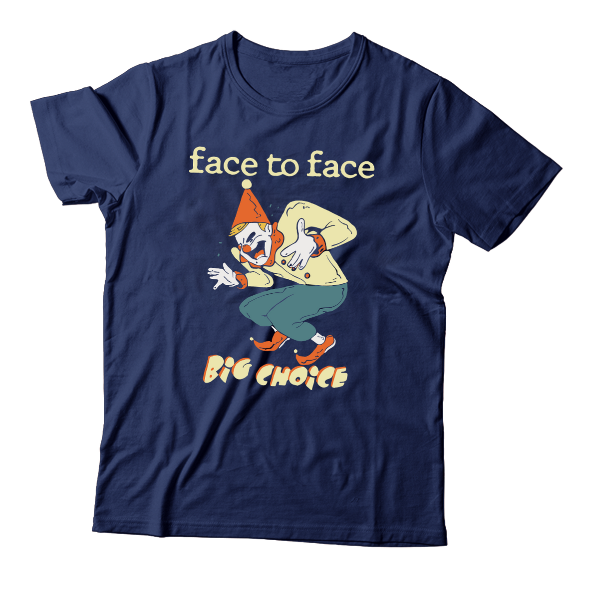 FACE TO FACE - "Big Choice Clown '94" (Navy Blue) (T-Shirt)