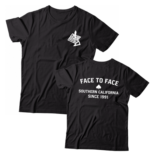 FACE TO FACE - "Maze & Spade" (Black) (T-Shirt)