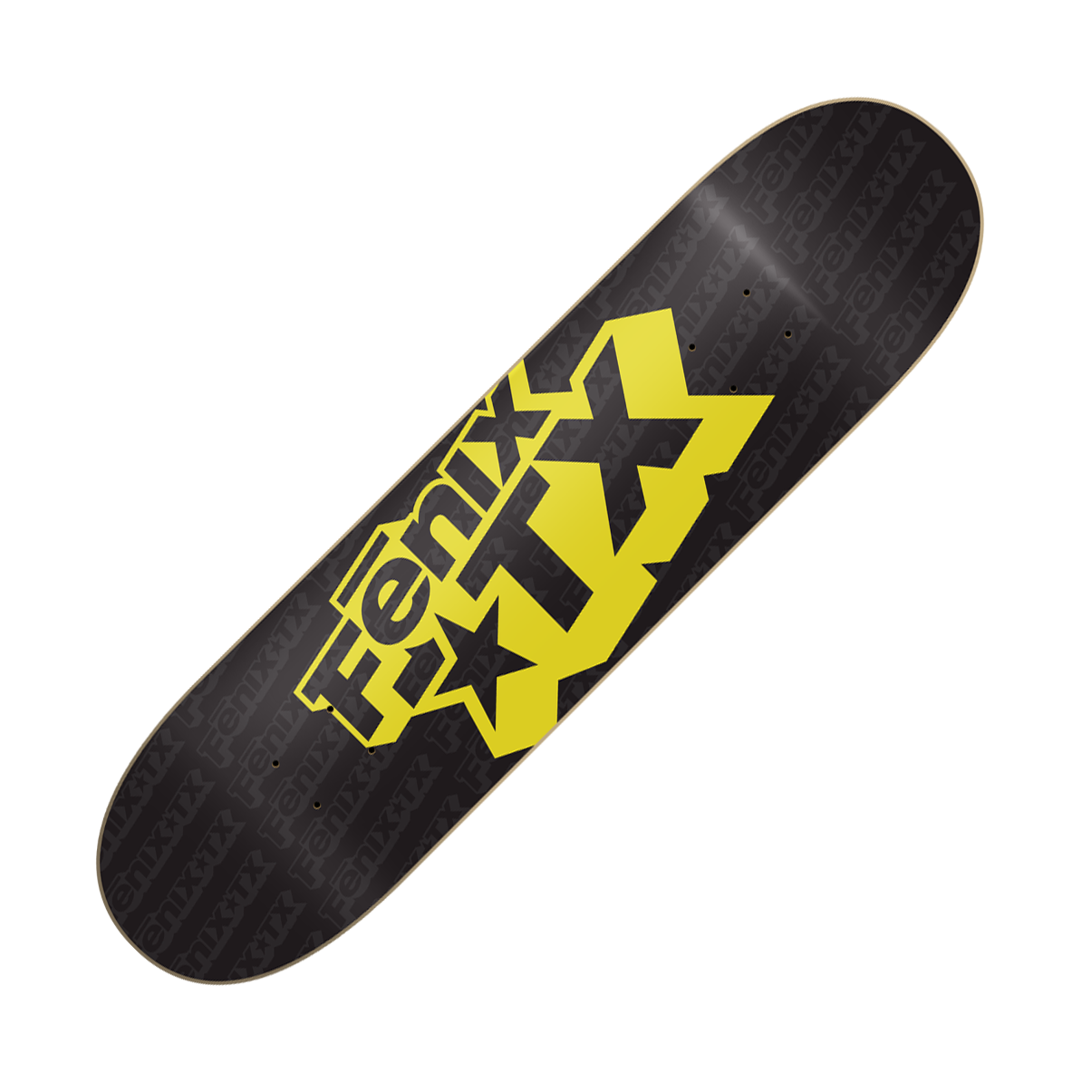 FENIX TX - "Logo (Black)" (Skateboard Deck)