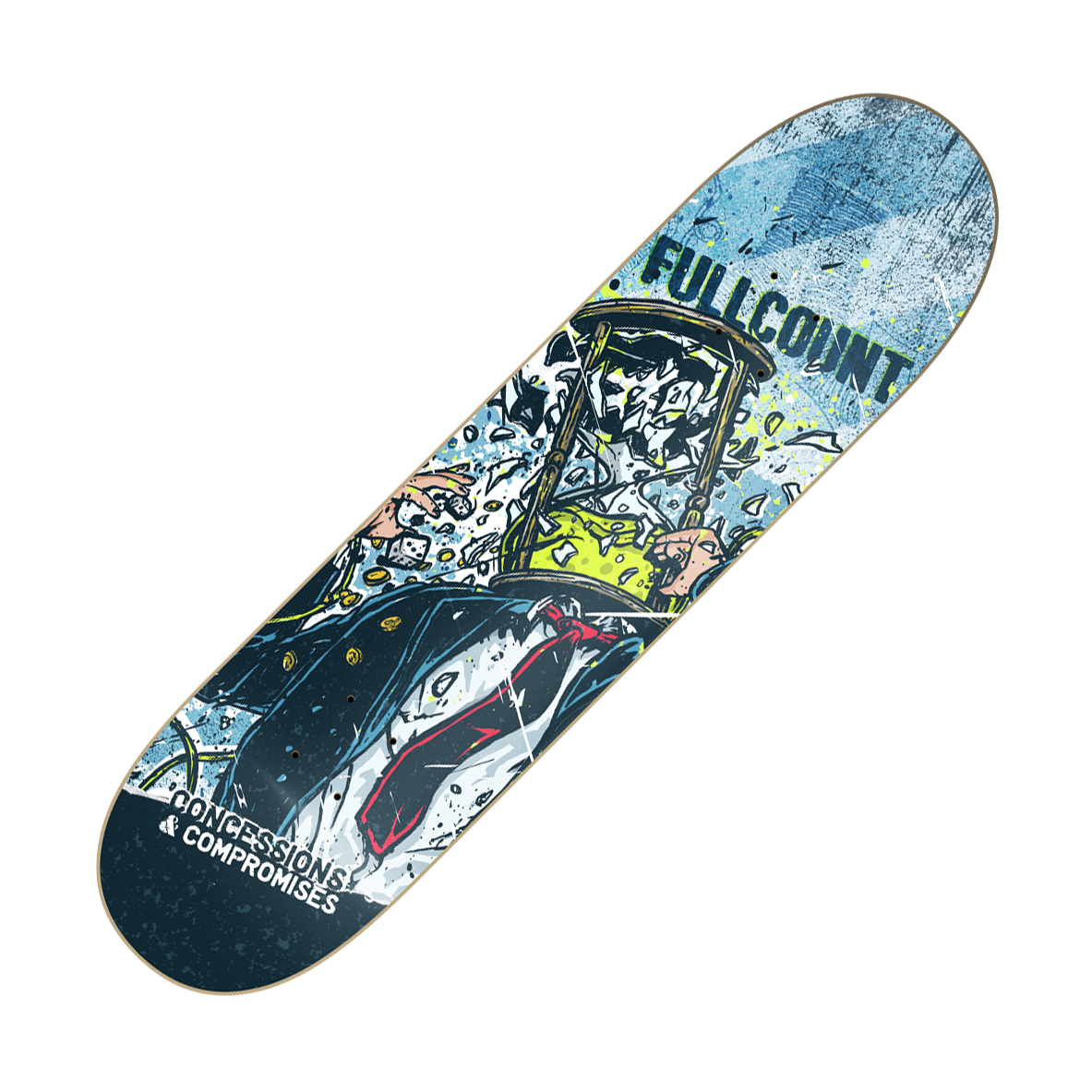 FULLCOUNT - "Concessions & Compromises" (Skateboard Deck)