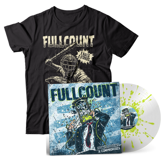FULLCOUNT - "Concessions & Compromises" (LP + T-Shirt Bundle)