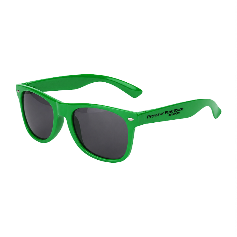 POPR Records - "Trasher Logo" (Green) (Sunglasses)
