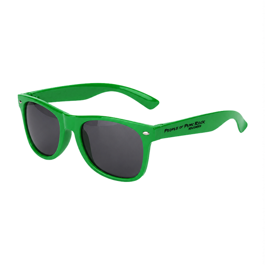 POPR Records - "Trasher Logo" (Green) (Sunglasses)