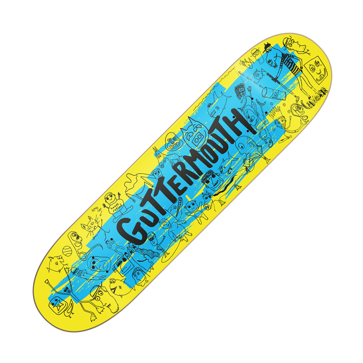 GUTTERMOUTH - "Mark & Taylor Drawings (Blue/Yellow)"