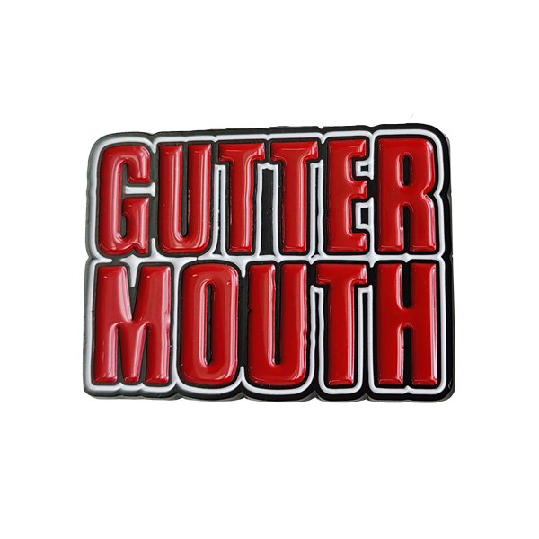 GUTTERMOUTH - "Logo / Friendly People" (Enamel Lapel Pin)