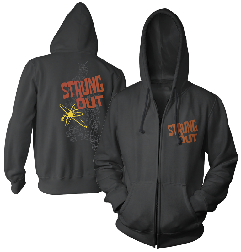 STRUNG OUT - "Mind Control" (Black) (Zip Hoodie)