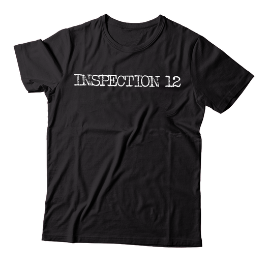 INSPECTION 12 - "Redefine Logo" (Black) (T-Shirt)