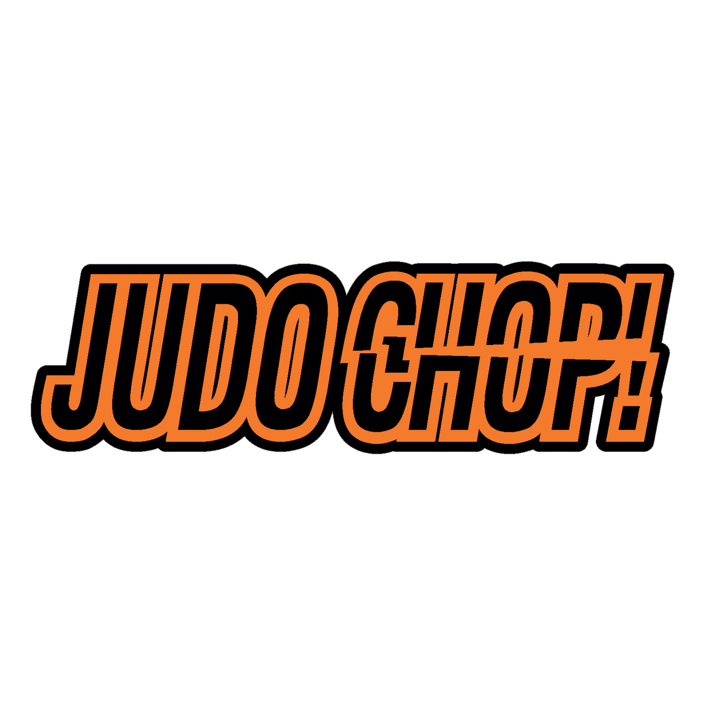 JUDO CHOP - Logo (Sticker)