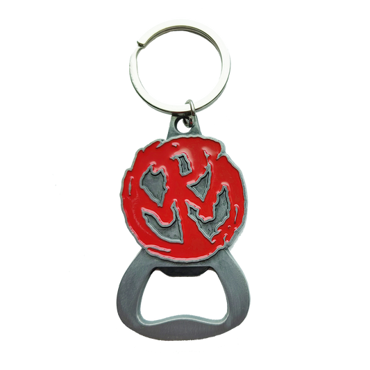 PENNYWISE - "Circle Logo" (Red) (Keychain / Bottle Opener)